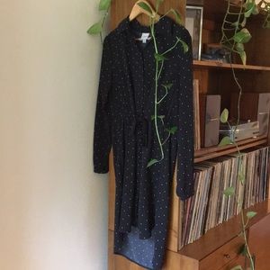 a new day •black long sleeve dress•